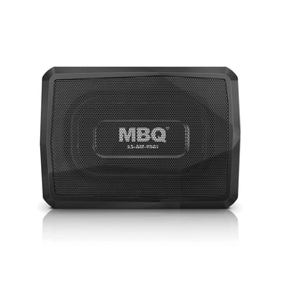 AS-BM-6801 Car Audio Stealth Underseat Active Subwoofer Powered Slim Sub Woofer with Amplifier